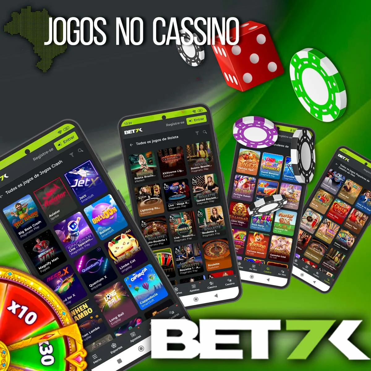 Revisão dos jogos de cassino da casa de apostas Bet7k no Brasil
