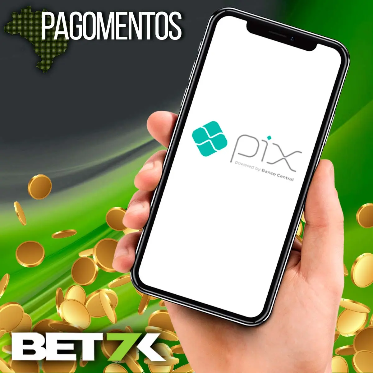 opções de pagamento no cassino Bet7k Brasil